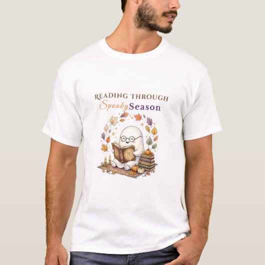 T-shirt Lecture à travers la saison effrayante | Lecture f (Devant)