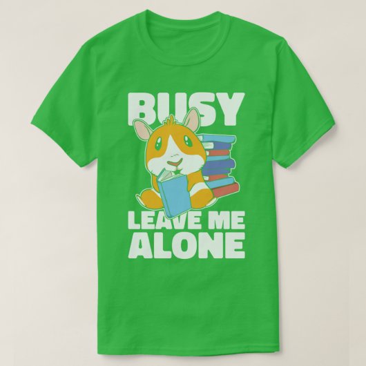 T-shirt Lecture active Hamster Pet Book Hamster Propriétai (Design devant)