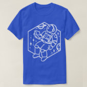 T-shirt Lecture astronaute (Design devant)