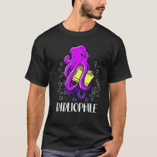 T-shirt Lecture bibliophile du livre Octopus