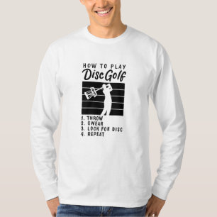 T-shirt Lecture de Disk Golf