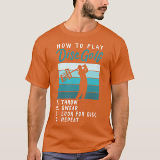 T-shirt Lecture de Disk Golf 1