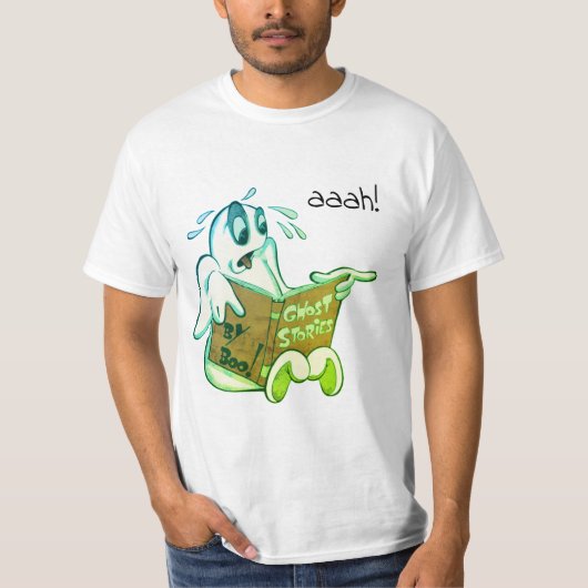 T-Shirt Lecture de fantômes d'histoires de fantôme (Devant)