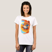 T-shirt Lecture de femme Artsy (Devant entier)