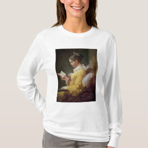 T-shirt Lecture de jeune fille, c.1776