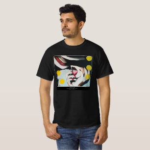 T-shirt "Lecture de la volonté" Peinture sur une