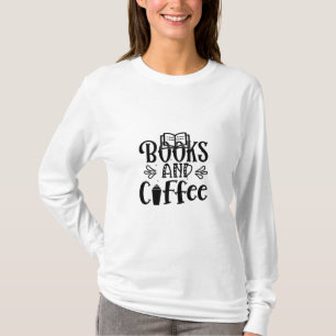 T-shirt Lecture De Livres D'Art Et Café