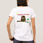 T-shirt Lecture de Wise Owl (Dos)