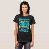 T-shirt Lecture d'étiquette Création de recette Épinéphrin (Devant entier)