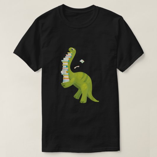 T-shirt Lecture Dinosaure Littérature Lire Livres Lover Re (Design devant)
