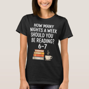 T-shirt Lecture drôle 6 7 Six Sept Mème Livre Englieacher