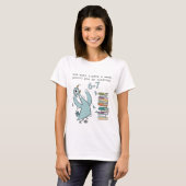 T-shirt Lecture drôle de mème – 6–7 nuits par semaine – Li (Devant entier)