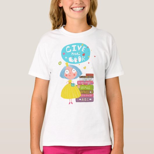 T-shirt Lecture du livre (Devant)