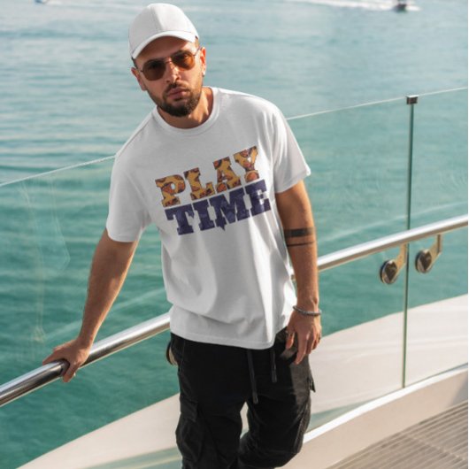 T-shirt Lecture du Motif de texte du temps