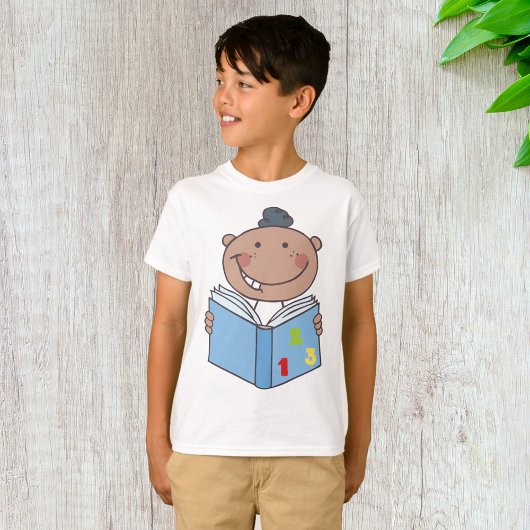 T-shirt Lecture D'Un Livre De Maths Par Un Enfant