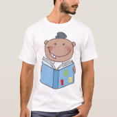 T-shirt Lecture D'Un Livre De Maths Par Un Enfant (Devant)