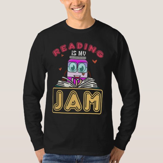 T-shirt Lecture Est Mon Jam Bookworm Lecteurs Writer 1 (Devant)