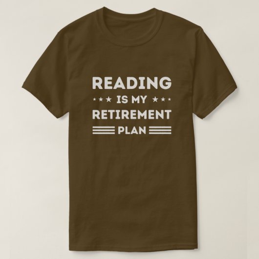T-shirt Lecture Est Mon Régime De Retraite Lecture Lover (Design devant)