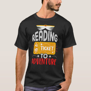 T-shirt Lecture Est Un Billet À Aventure Pour Livres