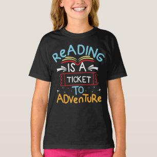 T-shirt Lecture Est Un Billet Pour Aventure Book Lover