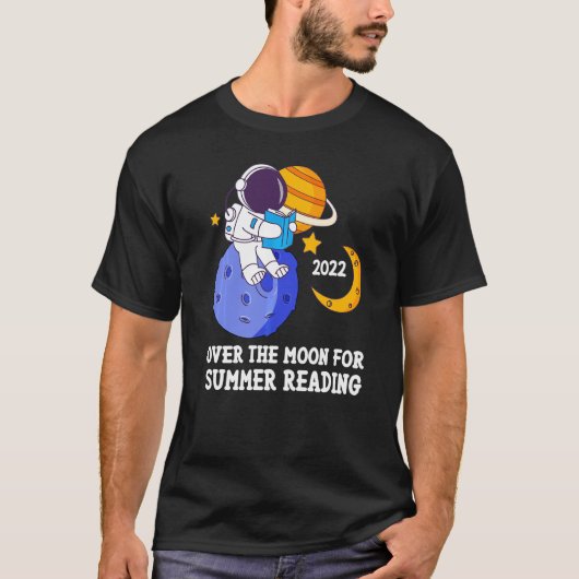 T-shirt Lecture estivale 2022 Espace Astronaut Lecteur Lib (Devant)
