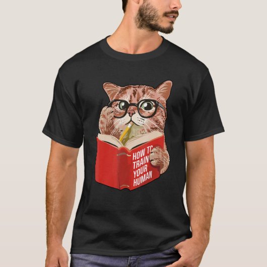 T-shirt Lecture Graphique Chat  Propriétaire de Chat Anima (Devant)