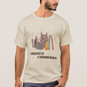 T-shirt Lecture Hobby : Mon Passeport À Mille Mondes (Devant)