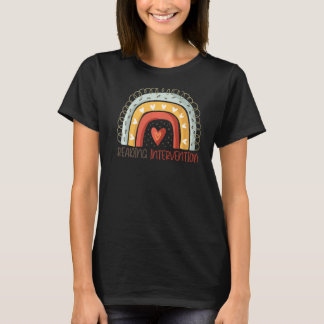 T-shirt Lecture Intervention Enseignant Rainbow Retour À S