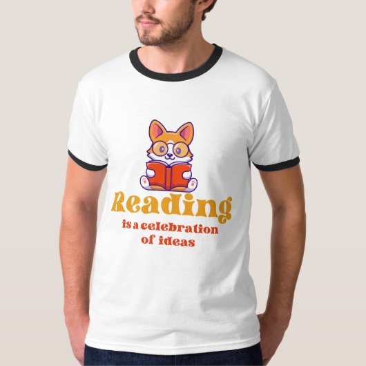 T-shirt Lecture : La célébration des idées (Devant)