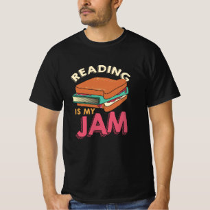 T-shirt Lecture - La lecture est ma confiture