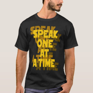 T-shirt Lecture labiale geste de la main ASL surdité perte
