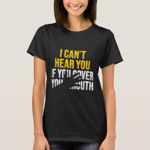 T-shirt Lecture Labiale Langue Des Signes Hand Gesture Sou