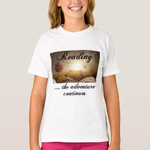 T-shirt Lecture, l'aventure continue