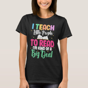 T-shirt Lecture Livre de l'enseignant Lecteur I Enseigner