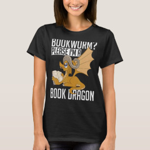 T-shirt Lecture Livre Nerd Bookworm S'il vous plaît Je sui
