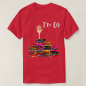T-shirt Lecture Livres Bibliothécaire Lecteur Nerd Je suis (Design devant)