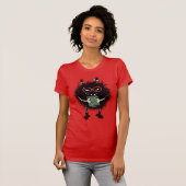 T-shirt Lecture Lover Evil Caractère Livre Nerd (Devant entier)