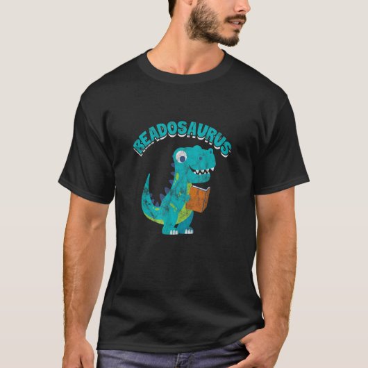 T-shirt Lecture Readosaurus Livre Saurus Dinosaur Bookworm (Devant)