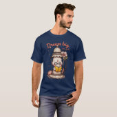 T-shirt Lecture Whimsical Bouddha Lantern Design (Devant entier)