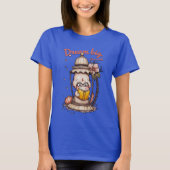 T-shirt Lecture Whimsical Bouddha Lantern Design (Devant)
