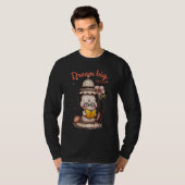 T-shirt Lecture Whimsical Bouddha Lantern Design (Devant entier)