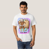 T-shirt Lectures de singe de réserve (Devant entier)