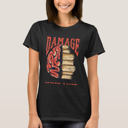 T-shirt Lectures vintages (Devant)