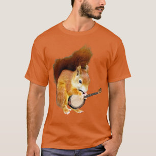 T-shirt L'écureuil joue au banjo