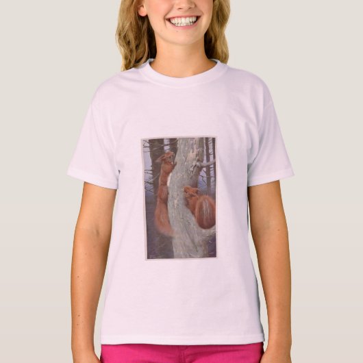 T-shirt L'ÉCUREUIL (Sciurus vulgaris) (Devant)