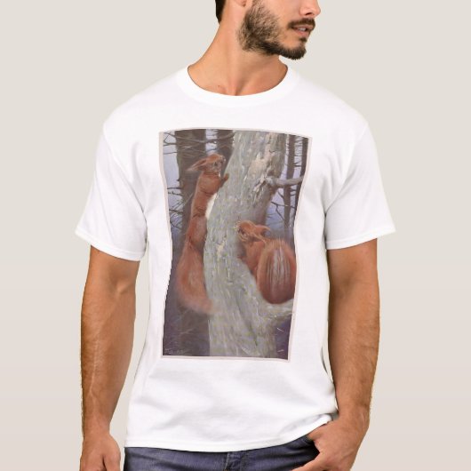 T-shirt L'ÉCUREUIL (Sciurus vulgaris) (Devant)