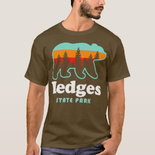 T-shirt Ledges State Park Iowa Camping Randonnées Sentiers