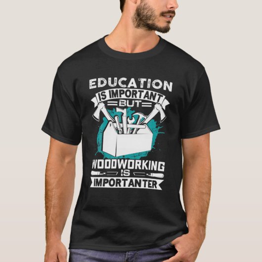T-shirt L'Éducation Est Importante, Mais Le Travail Du Boi (Devant)