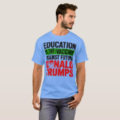 T-shirt L'éducation est le vaccin - Cadeau féministe (Devant entier)