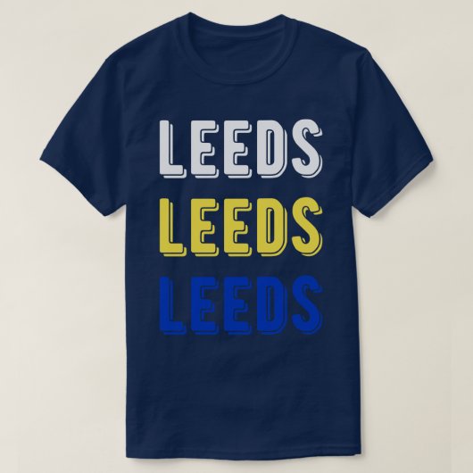 T-shirt Leeds Leeds Leeds (Design devant)